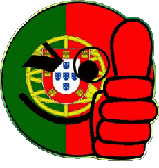 Banderas Europa Portugal Smiley - OK 