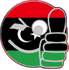 Flags Africa Libya Smiley - OK 