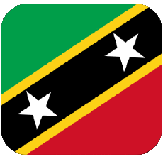 Flags America Saint Kitts and Nevis Square 2 