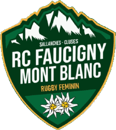 Deportes Rugby Club Francia Logo Dept 74 RC Faucigny Mont Blanc Féminin 