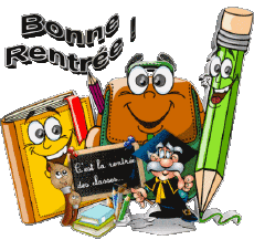 Messages Français Bonne Rentrée Fond Transparent 05 