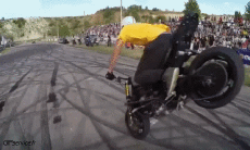 Humor -  Fun Transport Motorcycles Freestyle Fun Win 