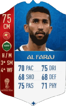 Multi Média Jeux Vidéo F I F A - Joueurs Cartes Arabie Saoudite Salman Al Faraj 