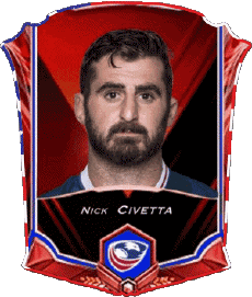 Sports Rugby - Joueurs U S A Nick Civetta 