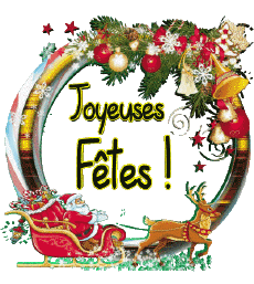 Messages Français Joyeuses Fêtes (Noël) Serie 04 