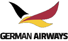 Transport Flugzeuge - Fluggesellschaft Europa Deutschland German Airways 