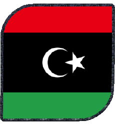 Fahnen Afrika Libyen Platz 