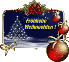 Mensajes Alemán Fröhliche  Weihnachten Série 08 