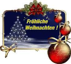 Messages German Fröhliche  Weihnachten Série 08 