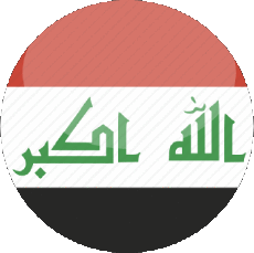 Bandiere Asia Iraq Tondo 