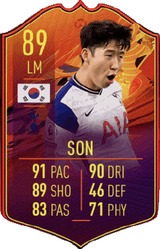Multi Media Video Games F I F A - Card Players South Korea Son Heung-min 