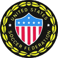 Logo 1984-Sport Fußball - Nationalmannschaften - Ligen - Föderation Amerika USA Logo 1984