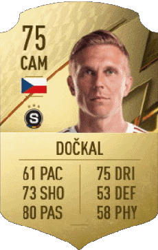 Multimedia Vídeo Juegos F I F A - Jugadores  cartas Republica checa Borek Dockal 