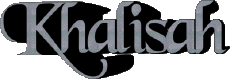 Nombre FEMENINO - Magreb Musulmán K Khalisah 
