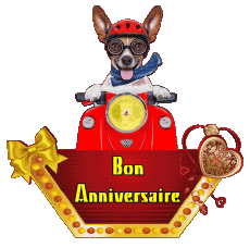Nachrichten Französisch Bon Anniversaire Animaux 010 