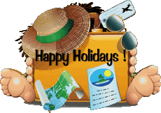 Messages English Happy Holidays Transparent Background 13 