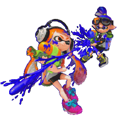 Multi Média Jeux Vidéo Splatoon Icônes - Personnages 