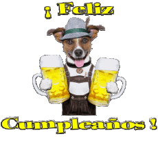 Mensajes Español Feliz Cumpleaños Animales 003 