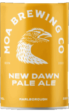 New Dawn pale ale-Bebidas Cervezas Nueva Zelanda Moa 