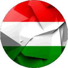 Flags Europe Hungary Round 