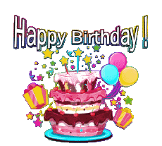 Nachrichten Englisch Happy Birthday Cakes 003 