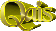 Nombre MASCULINO - Magreb Musulmán Q Qais 