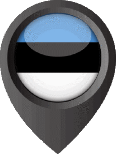 Fahnen Europa Estland Standort-Pin 