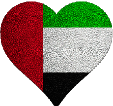 Flags Asia United Arab Emirates Heart 