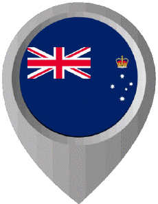 Fahnen Ozeanien Australien Victoria Standort-Pin 