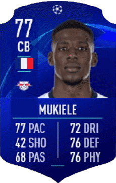 Multi Media Video Games F I F A - Card Players France Nordi Mukiele 