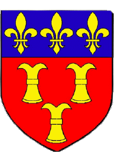 Wappen-Fahnen Frankreich Abteilungen - Städte 19 TULLE Wappen