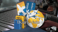 Messages Espagnol Buen Viaje Fond Animé 004 