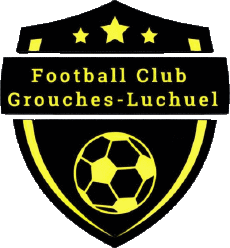 Sports FootBall Club France Logo Hauts-de-France 80 - Somme FC Grouches Luchuel 