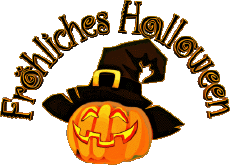 Mensajes Alemán Fröhliches Halloween 02 