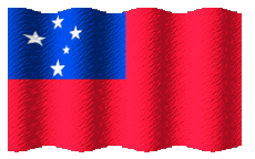 Flags Oceania Samoa Waving 