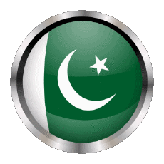 Drapeaux Asie Pakistan Rond - Anneaux 