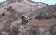 Humour - Fun Transports Quad Gamelle - Fail 