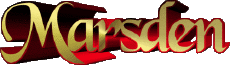 Vorname MANN - UK - USA - IRL - AUS - NZ M Marsden 