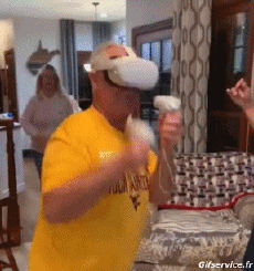 Humor - Fun GENTE Casco de realidad virtual Serie 01 