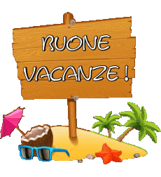 Mensajes Italiano Buone Vacanze Fondo transparente 22 