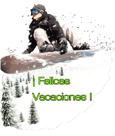 Messages Spanish Felices Vacaciones Inverno Serie 07 
