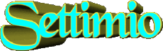 First Names MASCULINE - Italy S Settimio 