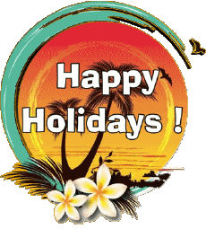 Mensajes Inglés Happy Holidays Fondo transparente 01 