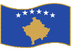 Banderas Europa Kosovo Rectángulo 