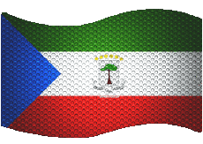Drapeaux Afrique Guinée Equatorial Rectangle 