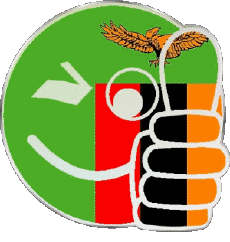 Drapeaux Afrique Zambie Smiley - OK 