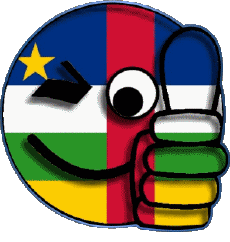 Banderas África Centrafrique Smiley - OK 