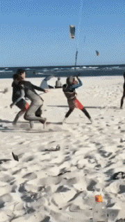 Umorismo -  Fun Sportivo Kite Surf Fail 