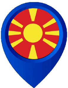 Bandiere Europa Macedonia Perno di posizione 