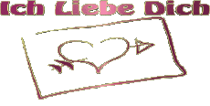 Messages German Ich Liebe Dich Heart 
